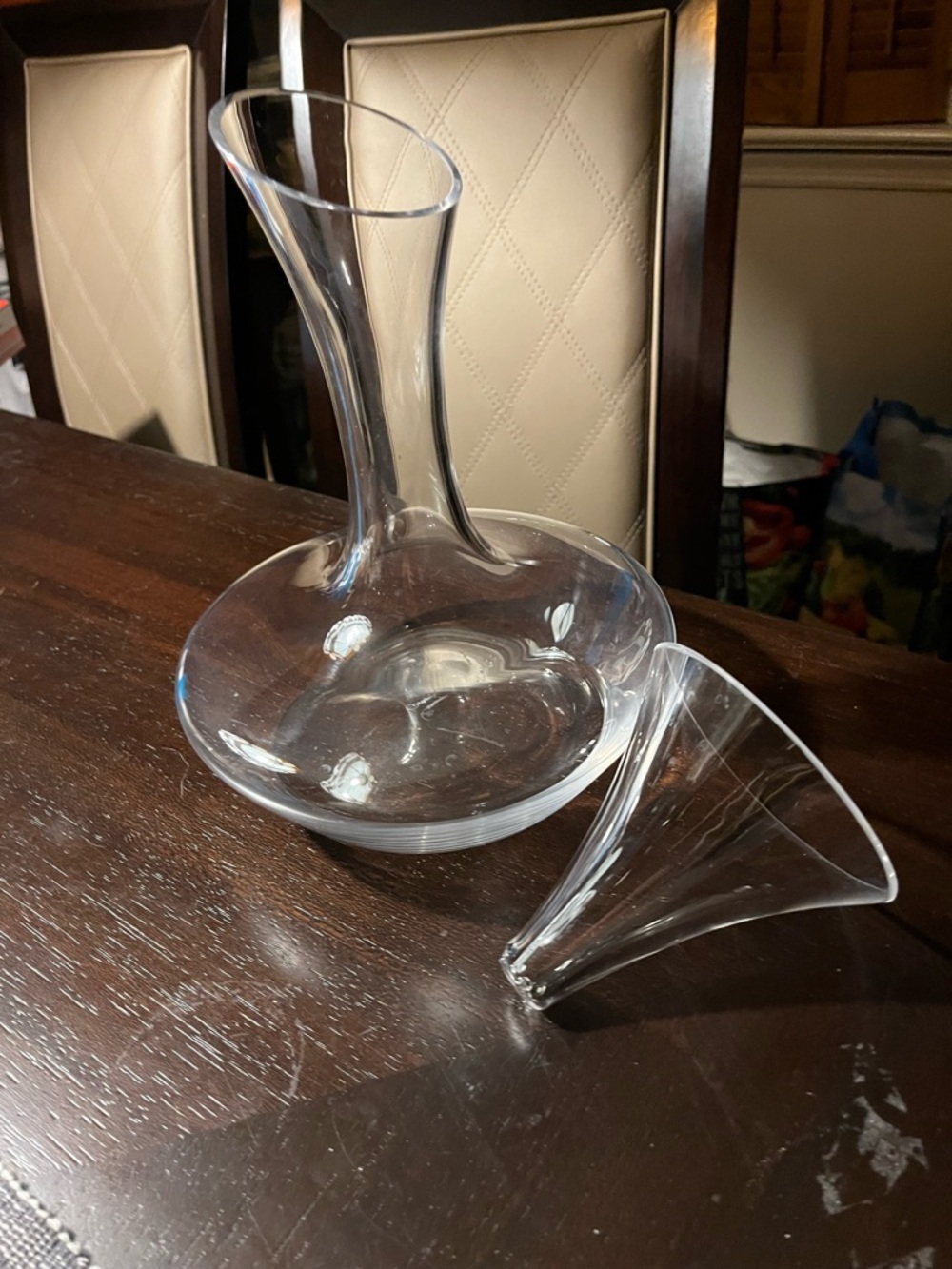 Denizli handmade vintage wine decanter with aerator for the wine enthusiasts